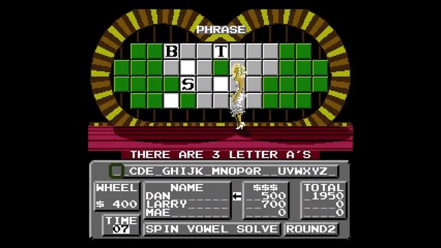 Wheel Of Fortune - Family Edition [NES] Game #25 on November 16th 2021 (Easy Difficulty) смотреть онлайн