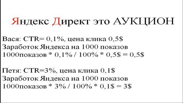 Яндекс Директ. Урок 3. Принцип работы Яндекс Директ. Аукцион Яндекс Директ смотреть онлайн