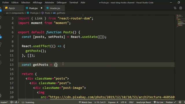 Blog ب #react #hooks & firebase part 4 | DARIJA (get posts) смотреть онлайн