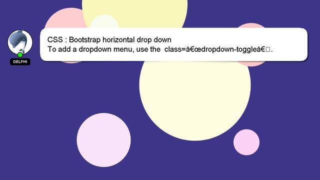 CSS : Bootstrap horizontal drop down смотреть онлайн