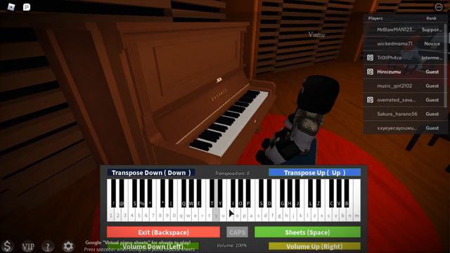 Sayo-nara - roblox piano смотреть онлайн