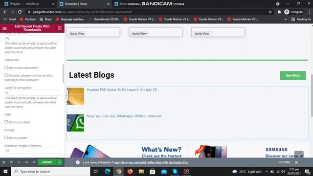 How To Add Thumbnail on Recent Blog Posts WordPress | Recent Posts With Thumbnail | Learn To Earn смотреть онлайн