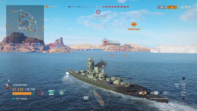 World of Warships: Legends_partida con acorazado de campaña IWAMI смотреть онлайн