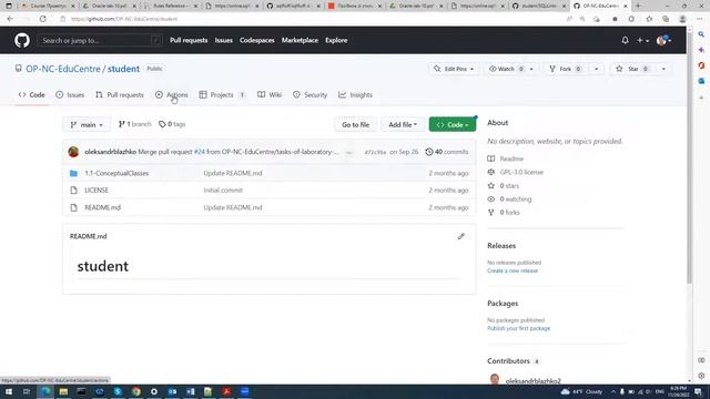 DBMS Oracle. Lecture 10 - "SQL Coding Conventions & GitHub Actions" смотреть онлайн