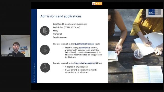 ESMT Berlin MiM MiF | Masters Spotlight Fair 2021 | Q&A with ESMT Masters Admissions смотреть онлайн