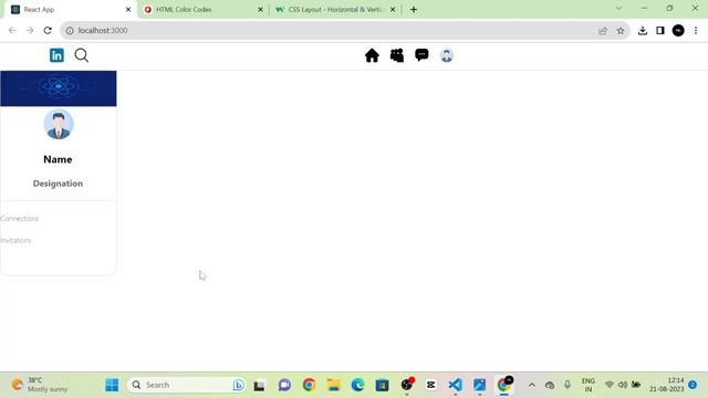 Part 2 | LinkedIn clone | React js website | Home page | Reactjs, firebase, Material UI смотреть онлайн