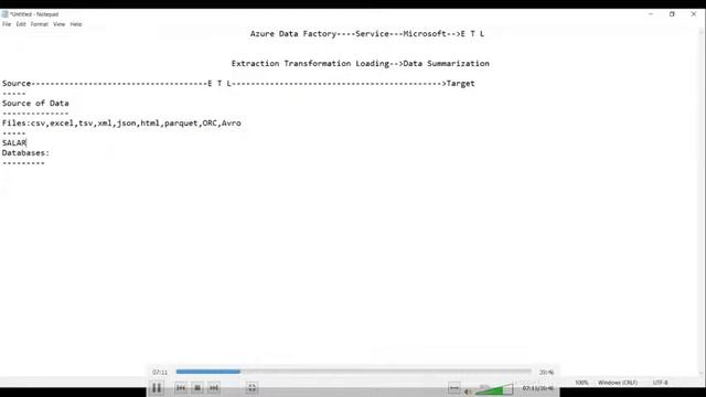 ADF (Azure Data Factory) tutorials by Mr. Sameer Sir смотреть онлайн