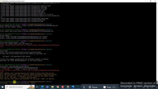 How do force git push смотреть онлайн