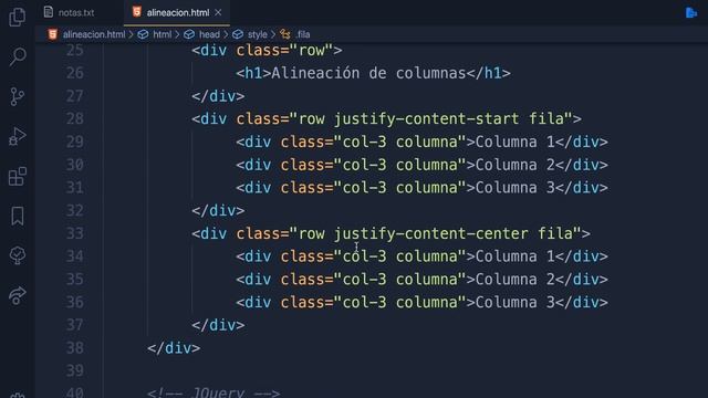 Curso Bootstrap - Alineación de columnas parte #2 css layout смотреть онлайн