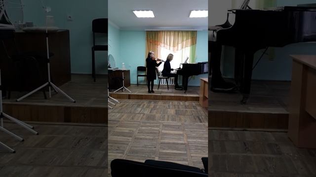 Інструментальний жанр, скрипка, О.Рідінг Концерт Сі-мінор, 1частина. Виконавець Руміна І.І. смотреть онлайн