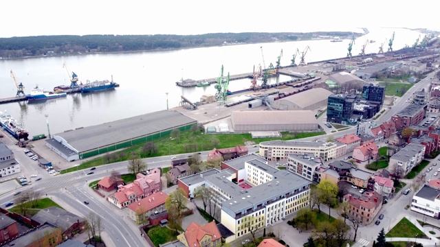Klaipėda. Centras Ir Uostas Iš Paukščio Skrydžio. Lietuva #lietuva #klaipėda