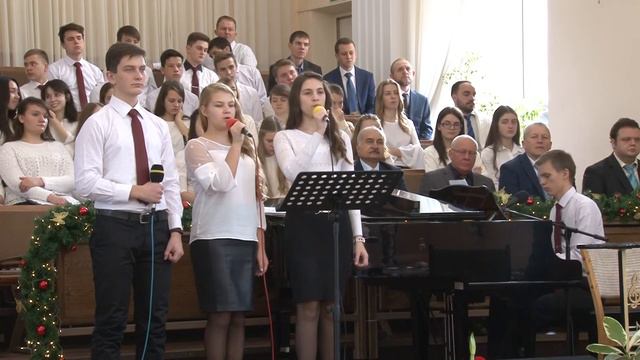 30 12 18 г. молодежное Рождественское служение ц.Голгофа г.Алматы смотреть онлайн