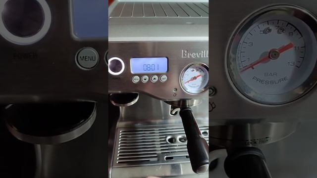 Breville BES900 service menu, accessing error codes and cup counter смотреть онлайн