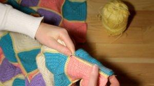 Как я СОЕДИНЯЮ квадратики для ПЛЕДА. МАСТЕР КЛАСС. ВЯЗАНИЕ