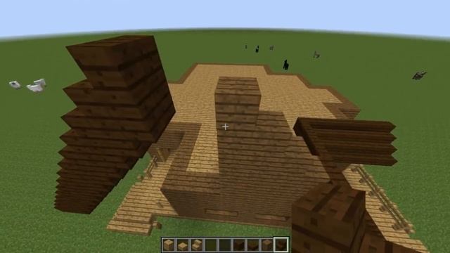 MINECRAFT: How to build big wooden house #4 смотреть онлайн
