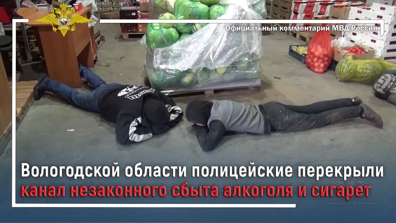Ирина Волк: В Вологодской области полицейские перекрыли канал незаконного сбыта алкоголя и сигарет смотреть онлайн