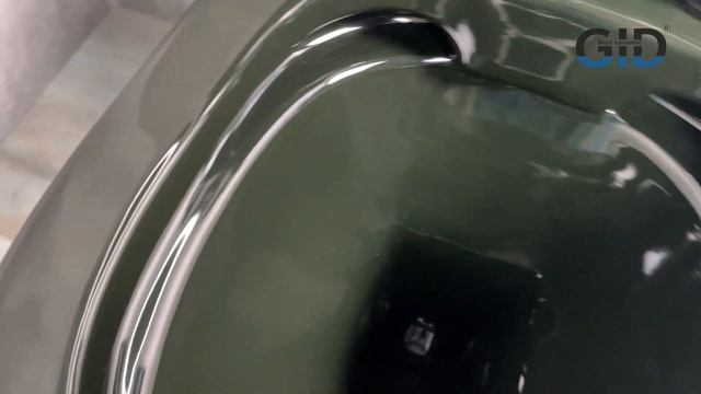 Напольный унитаз черный глянцевый с бачком Gid Tr2179BL смотреть онлайн