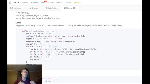 LeetCode Odd Even Jump Solution Explained - Java смотреть онлайн