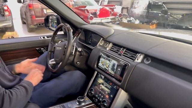 Круговой обзора установить на Range Rover L405 и подключить к штатному монитору смотреть онлайн