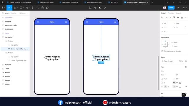 Top App Bar Design - Material Design 3.0 - Tutorial #08 смотреть онлайн