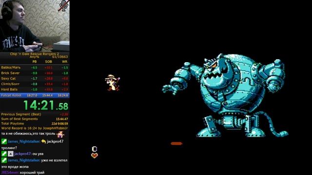 Chip 'n Dale Rescue Rangers 2 (SpeedRun in 16:22 Any% pb#19) смотреть онлайн