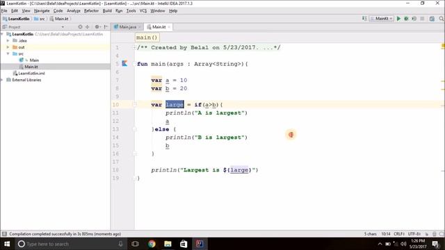 #4 Kotlin Programming Tutorial - If Else and When смотреть онлайн