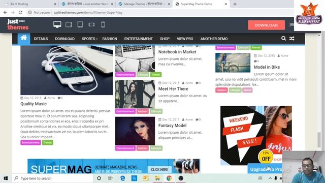 Top 50 + Free WordPress Premium Themes | फ्री में वर्डप्रेस थीम डाउनलोड करो | Free WP themes смотреть онлайн