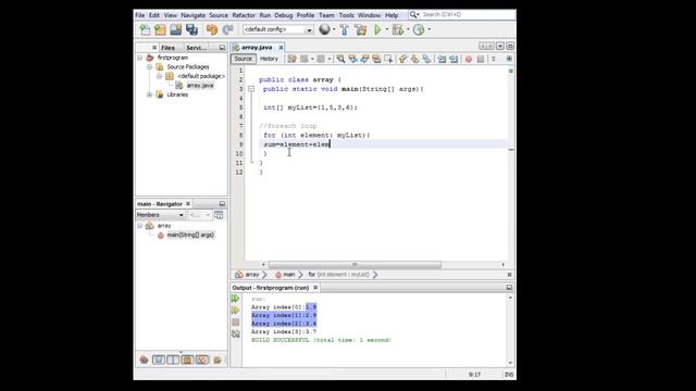 Java Array and for-each loop(part2) смотреть онлайн