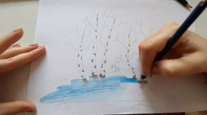 Как нарисовать весну карандашом ребенку | Поэтапно
