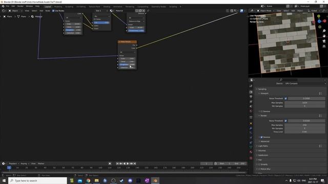 Procedural Nodes (part 71) - Tile Variations in Blender смотреть онлайн