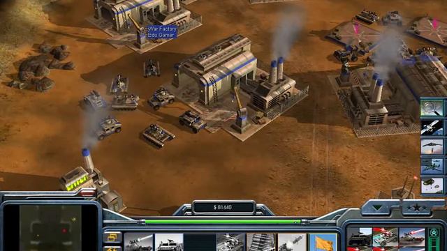 🔴 C&C Generals Zero Hour - Skirmish - Player Laser USA vs 4 AI HARD 🔴 смотреть онлайн