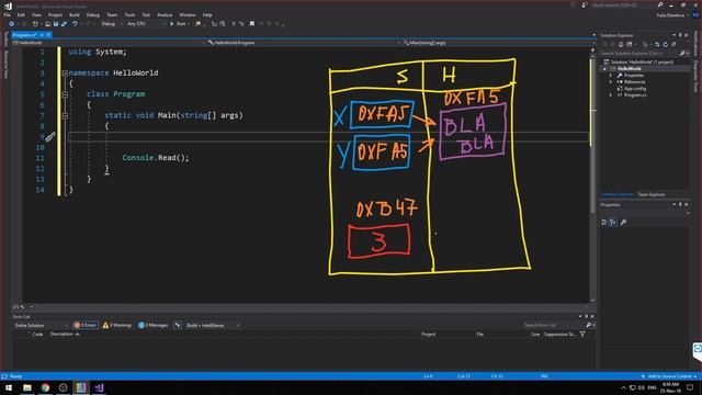 Learn C# programming from scratch #10 - Value and reference types, nullable types смотреть онлайн