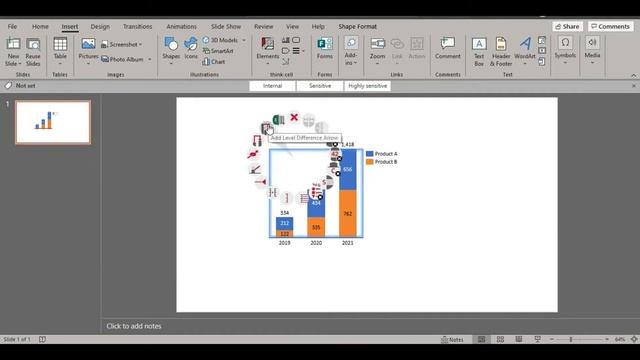 How to Create Bar Chart in Think-Cell смотреть онлайн