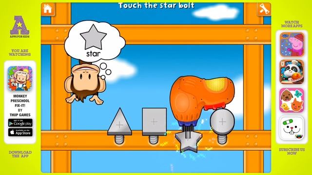 Monkey Preschool Fix-It on the App Store смотреть онлайн