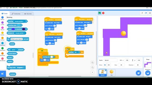 Touching blocks in Maze Games смотреть онлайн