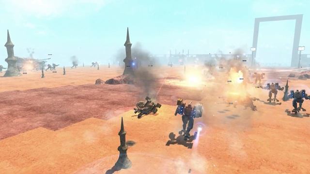 Tau Empire vs CIS - Warhammer 40k vs Star Wars - Men of War: Assault Squad 2 - Cinematic Battle смотреть онлайн