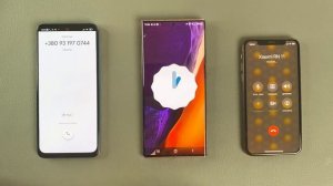 Xiaomi Note 11 vs Samsung Note 20 vs iPhone Xs Incoming Call at the Same Time