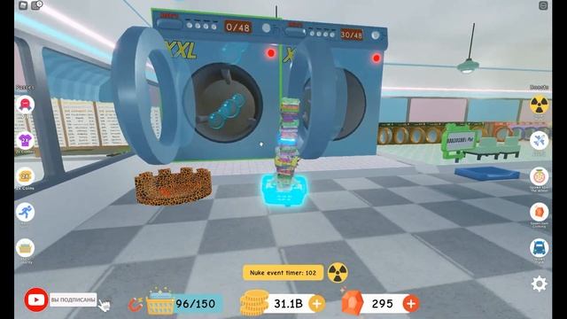 [Let's play] Симулятор прачечной Играю с подписчиками Роблокс смотреть онлайн