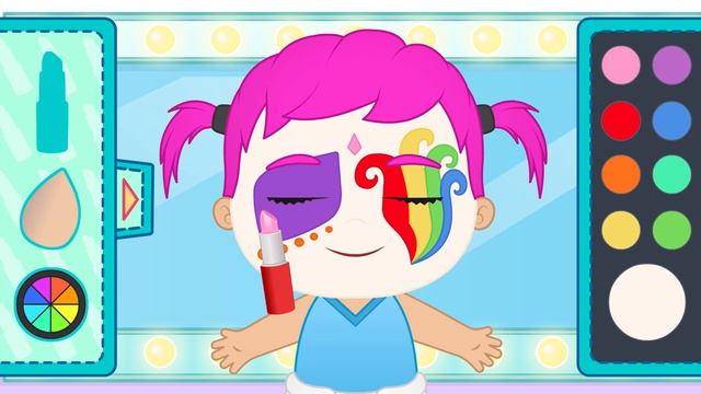 BABIES ALEX AND LILY 👶 Make a mask with colored makeup 💄🎭 Cartoons for kids смотреть онлайн