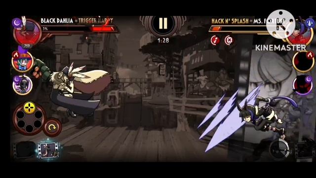 Black Dahlia Gameplay | Skullgirls Mobile смотреть онлайн