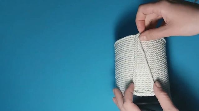 ★ Ваза своими руками. Как сделать вазу для цветов из банки и нитки. Идея Декора комнаты. смотреть онлайн