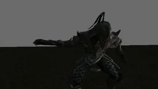 Превращение в оборотня без ретекстура