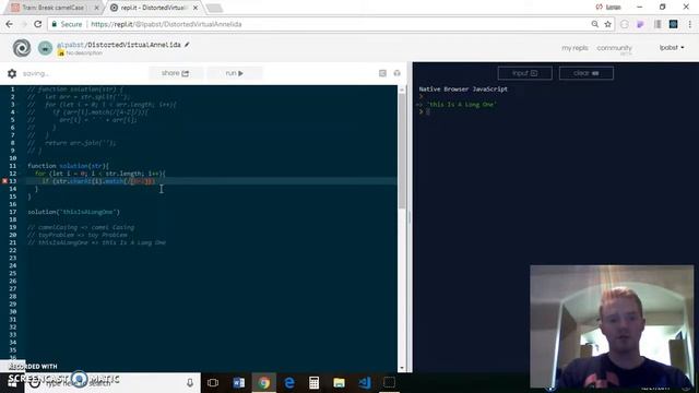 Coding Challenge #1 - Breaking camelCase смотреть онлайн