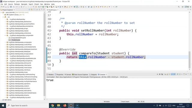 Java Tutorial For Beginners | Comparable In Java | Java Comparable Interface | SimpliCode смотреть онлайн