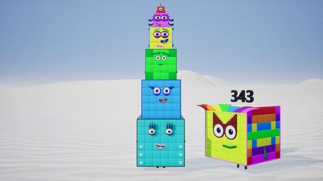 Cubic Numberblocks and Egypt pyramids смотреть онлайн