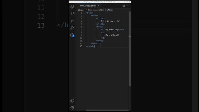 What is HTML? смотреть онлайн