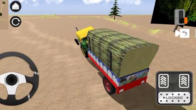 Indian Tractor Simulator 3D Gameplay - Farming Tractor Trolley Driving Simulator - Tractor Games #1 смотреть онлайн