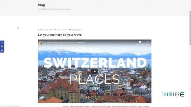 Rodberg - Travel Blog WordPress Theme Gutenberg Compatible Reg T смотреть онлайн