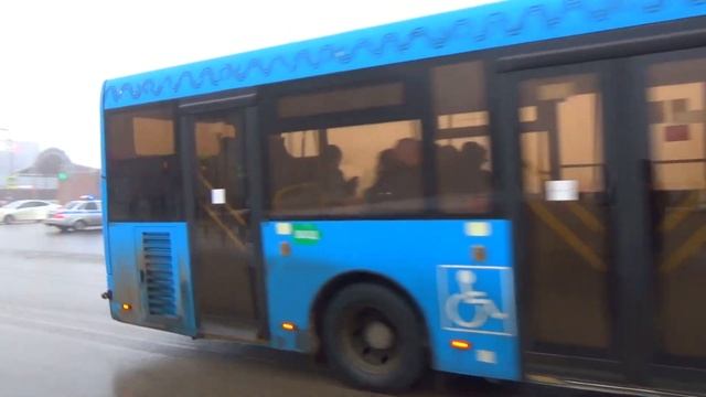 "Бывший Мосгортранс!" Автобус ЛиАЗ-4292 с маршрутом №56 "Станция Железнодорожная - мкр. Купавна" смотреть онлайн