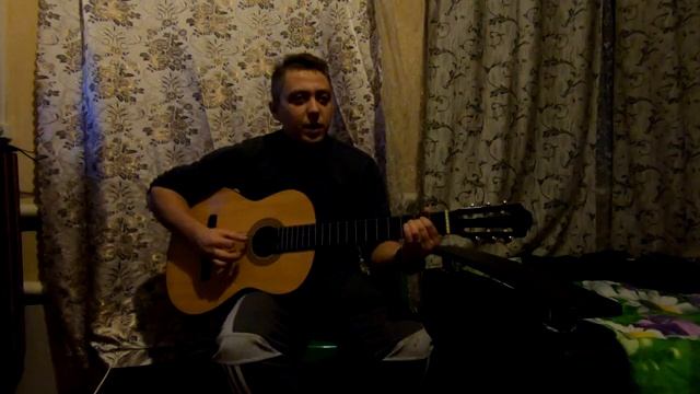 В опустевшем парке плачут тополя. Песня под гитару. смотреть онлайн